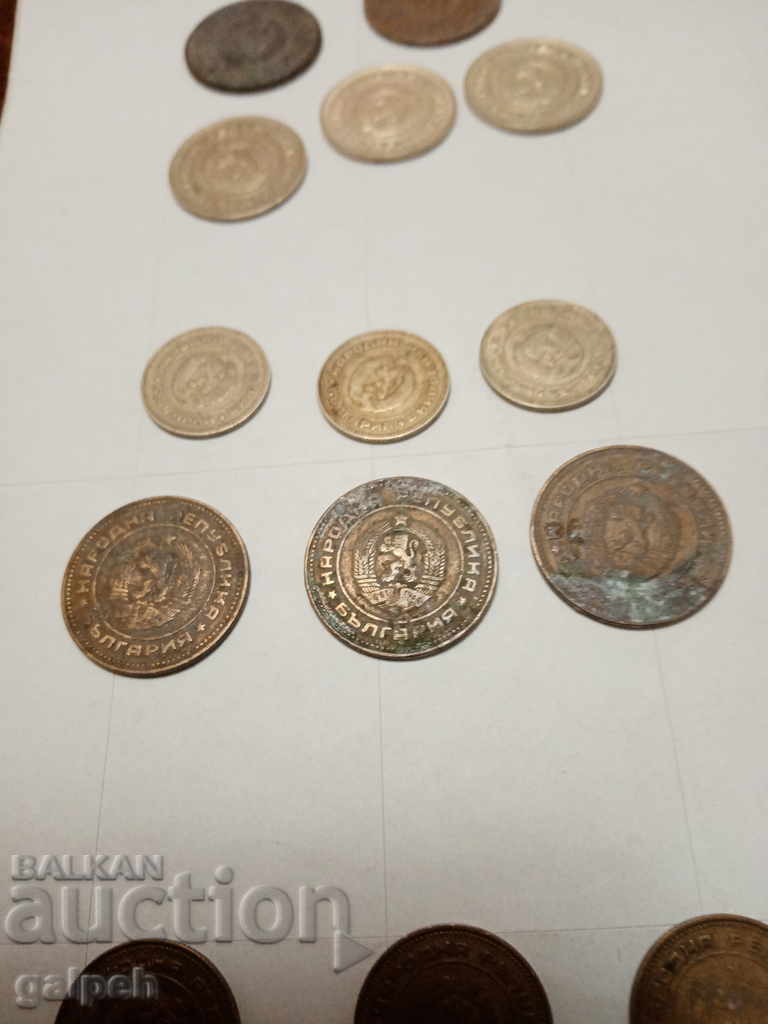 Delivery of BULGARIA - LOT OF COINS - 1974 - 16 pcs. - BGN 4