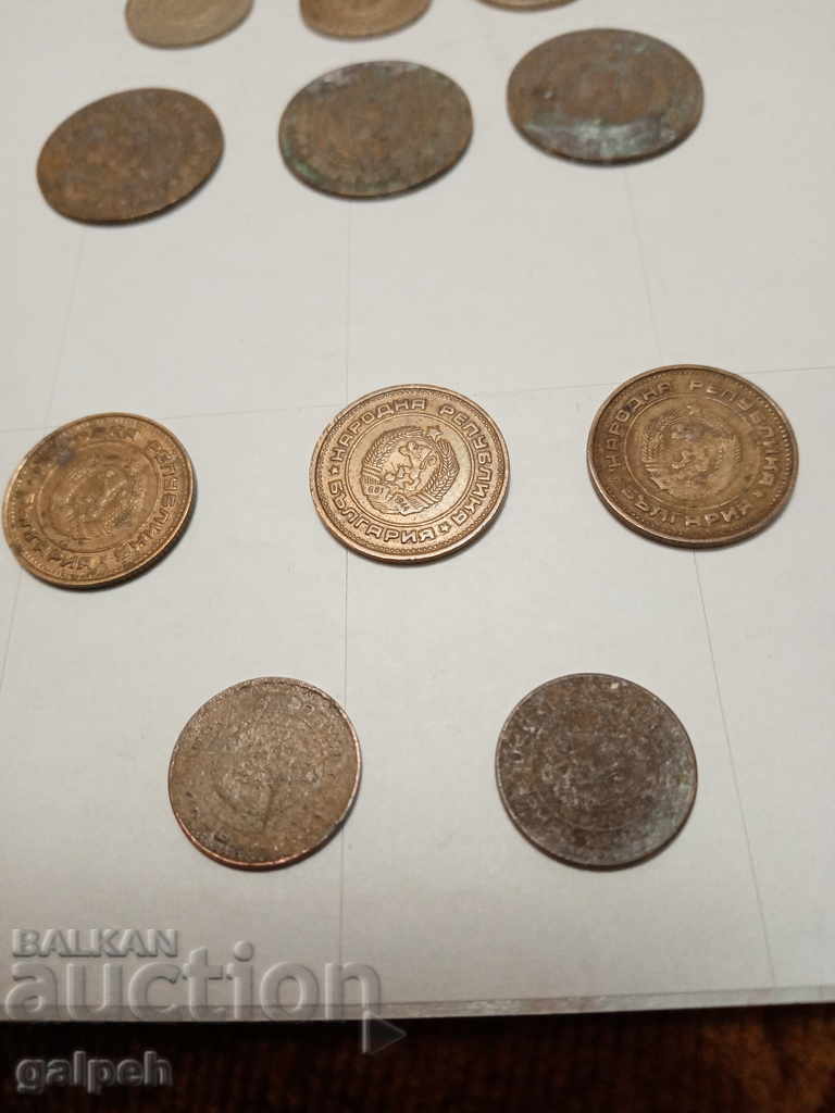 BULGARIA - LOT OF COINS - 1974 - 16 pcs. - BGN 4 - 7