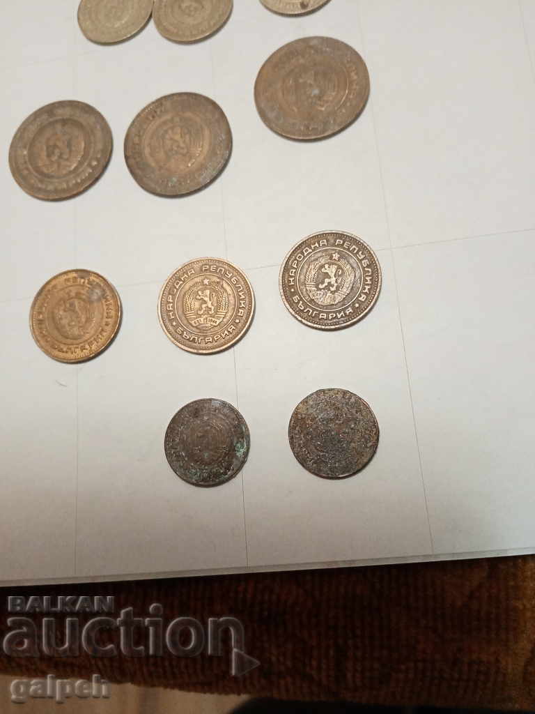 BULGARIA - LOT OF COINS - 1974 - 16 pcs. - BGN 4.00 - 7 BULGARIA - LOT OF COINS - 1974 - 16 pcs. - BGN 4.00 - 7