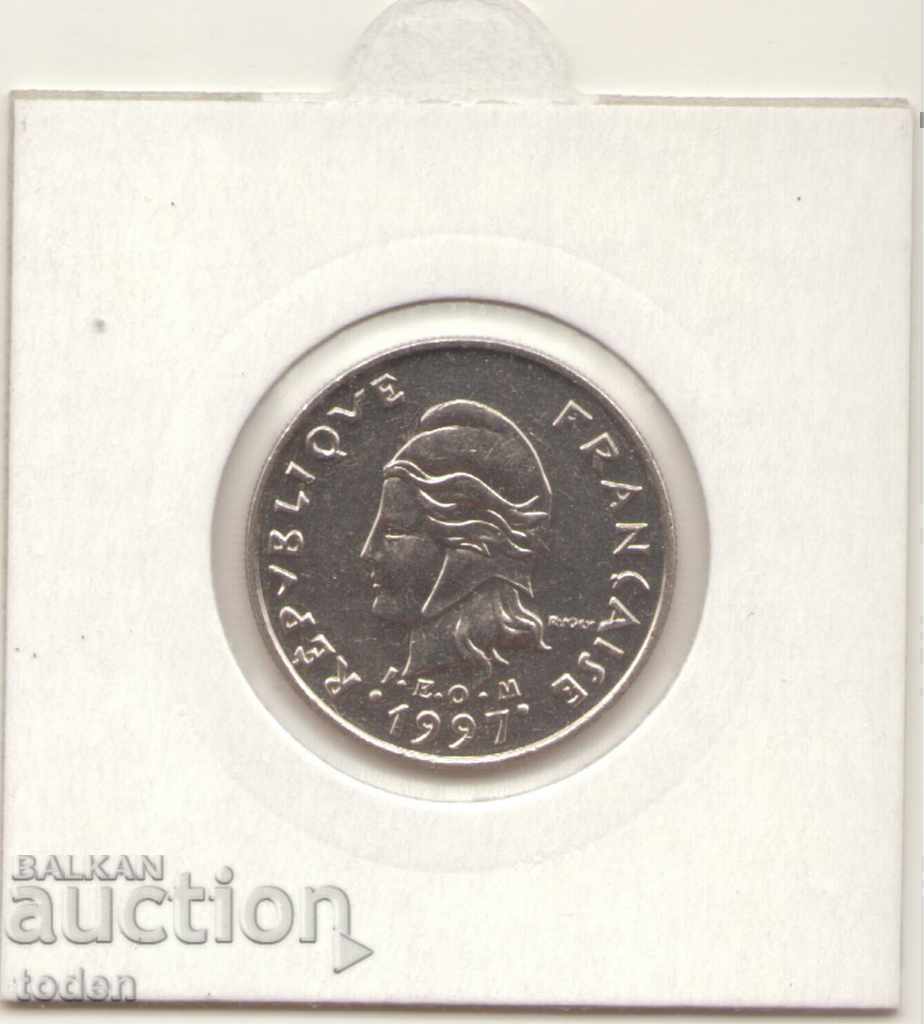 +New Caledonia-10 Francs-1997-KM# 11 с цена € 1.79 | 3.50 лв.