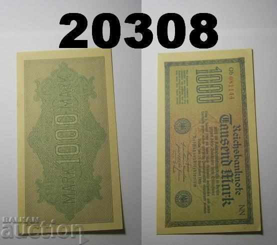 Germania 1000 timbre 1922 AU / UNC Dornen