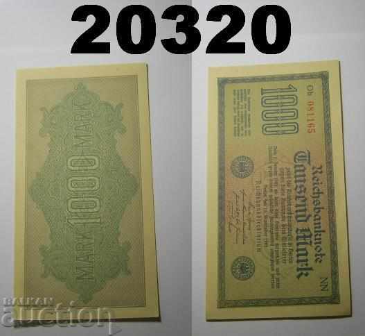 Germania 1000 timbre 1922 AU / UNC Dornen