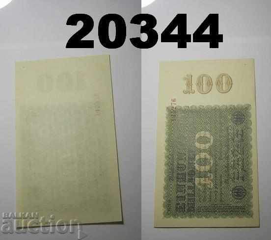 Germany 100 million marks 1923 AU / UNC Ringe