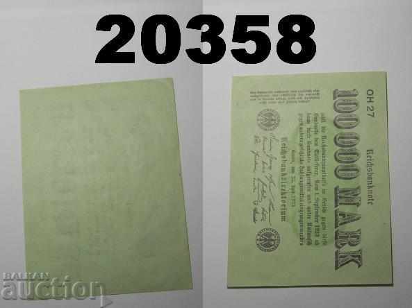 Германия 100000 марки 1923 XF+