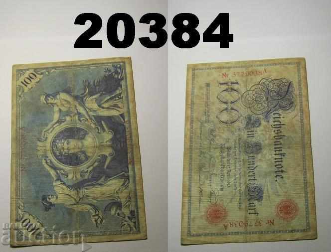 Германия 100 марки 1903 F+