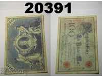 Германия 100 марки 1907 aVF