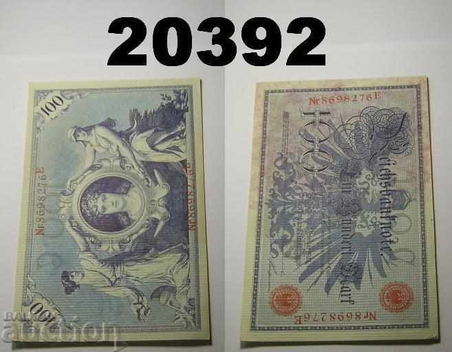Германия 100 марки 1908 XF