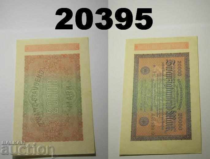 Germania 20.000 timbre 1923 AU / UNC