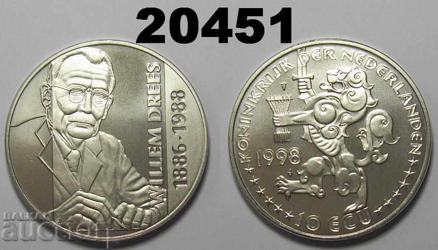 The Netherlands 10 ECU 1998