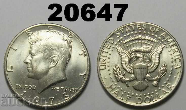 САЩ 1/2 долар 1973 UNC