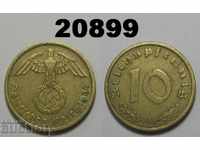 Γερμανία 10 pfennig 1937 Μια σβάστικα