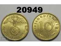 Γερμανία 10 pfennig 1939 Μια σβάστικα