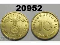 Germania 10 pfennig 1939 O zvastica
