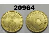 Germania 10 pfennig 1939 D zvastica