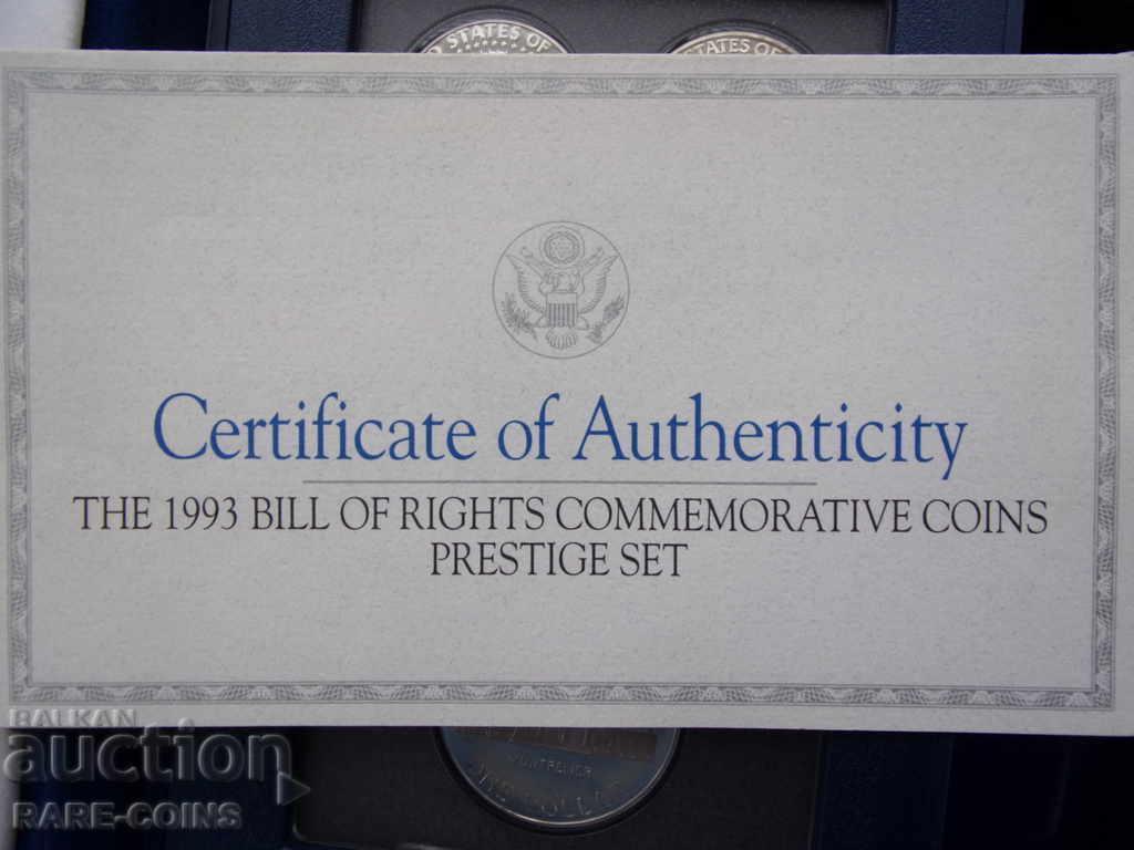 USA Prestigious Silver PROOF Set 1993 Rare UNC Original with price € 63.91 | 125.00 BGN