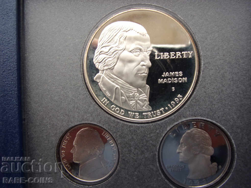 Delivery of USA Prestigious Silver PROOF Set 1993 Rare UNC Original
