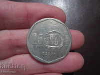 Dominica 25 Pesos - 2008