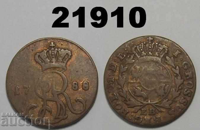 Poland 1 penny 1788 Rare