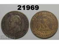 France 10 centimes 1865 BB
