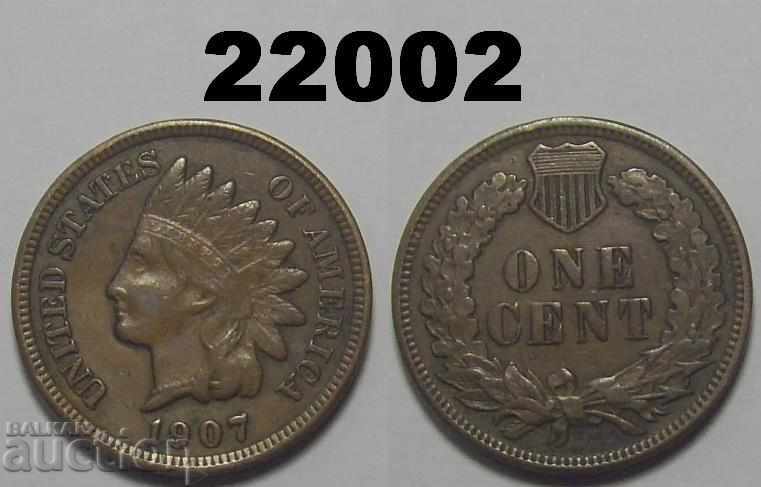United States 1 cent 1907 coin