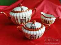 Chinese Bone Porcelain Tea Set Marked!