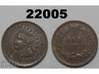 FS-302! Moneda SUA de 1 cent 1900