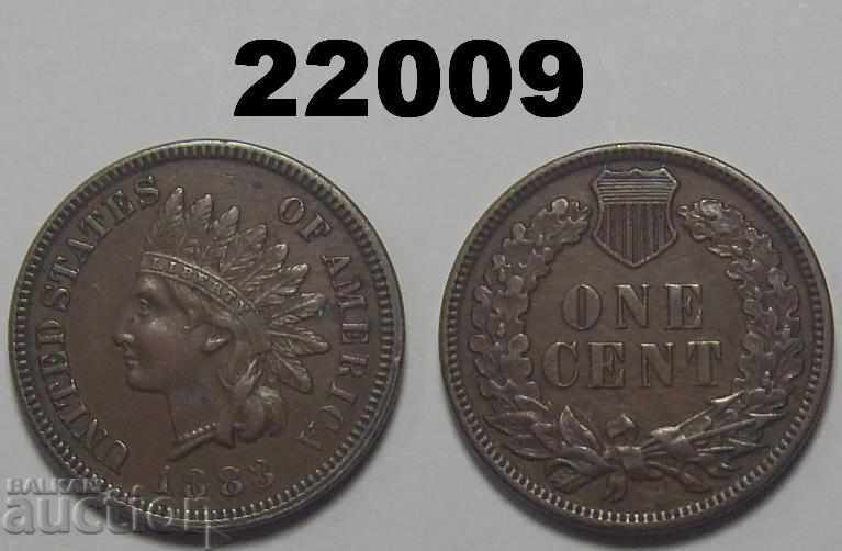 САЩ 1 цент 1883 AUNC