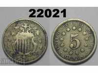Ηνωμένες Πολιτείες 5 σεντ 1868 κέρμα
