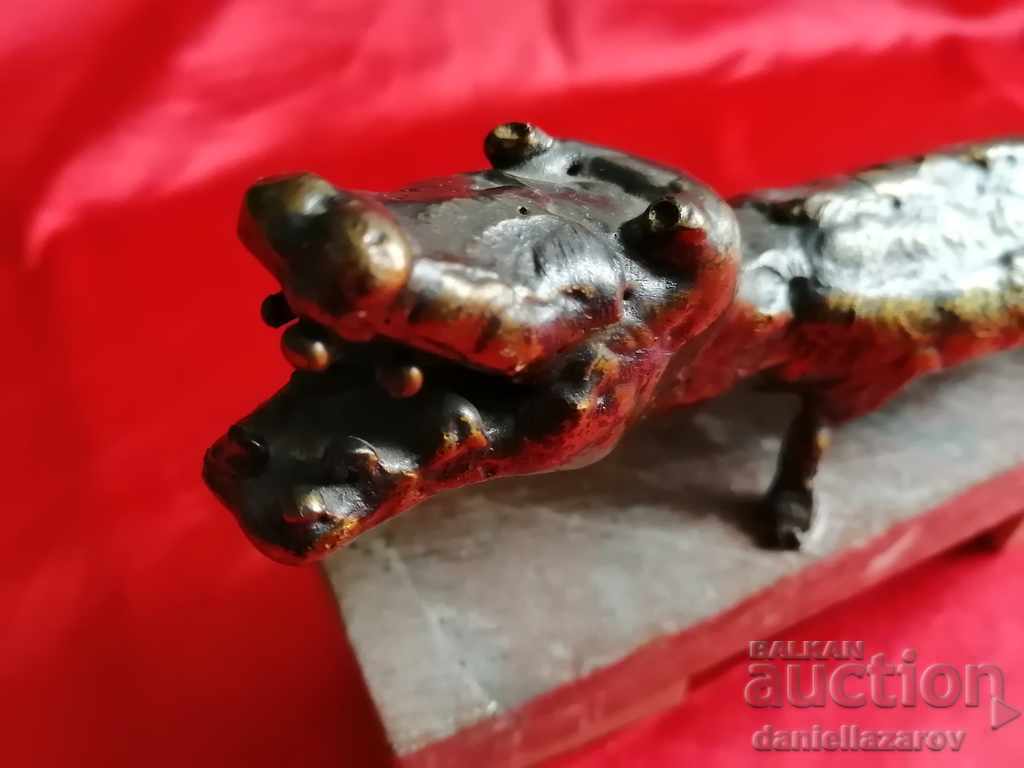 Unique Author's Bronze Plastic CROCODILE with price 195.00 BGN | € 99.70 Unique Author's Bronze Plastic CROCODILE with price 195.00 BGN | € 99.70