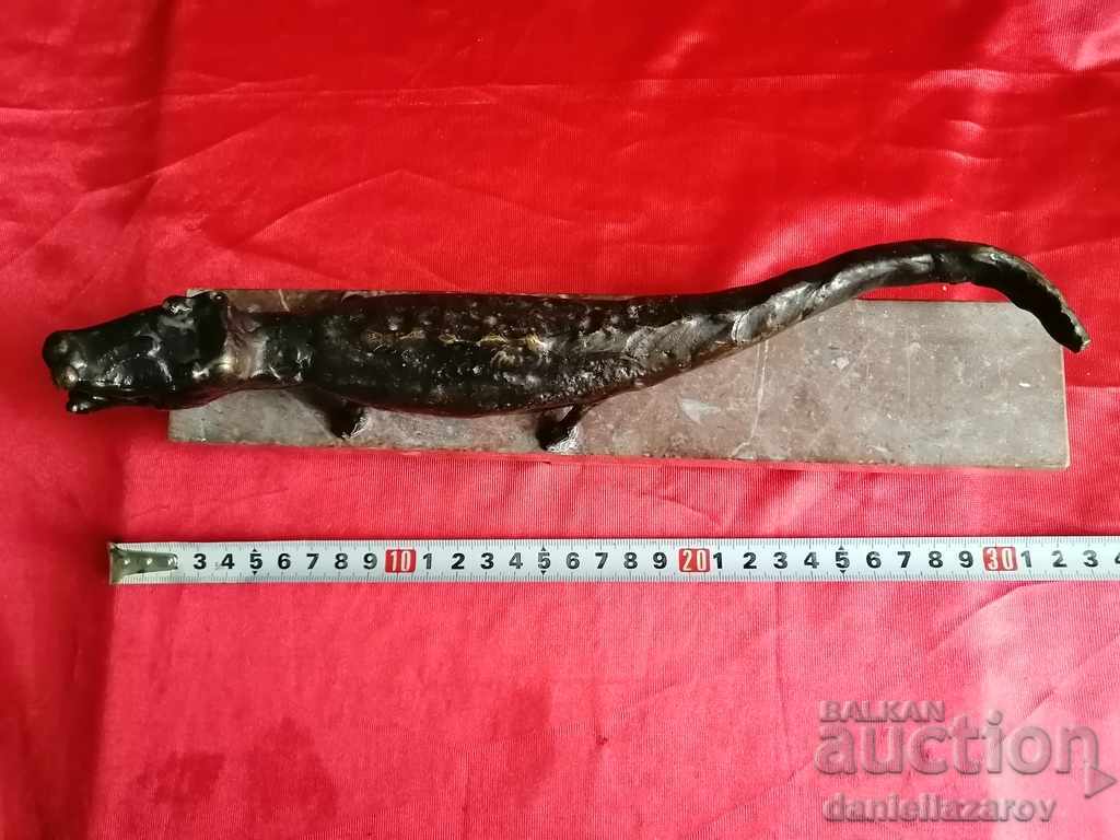 Unique Author's Bronze Plastic CROCODILE - 6 Unique Author's Bronze Plastic CROCODILE - 6