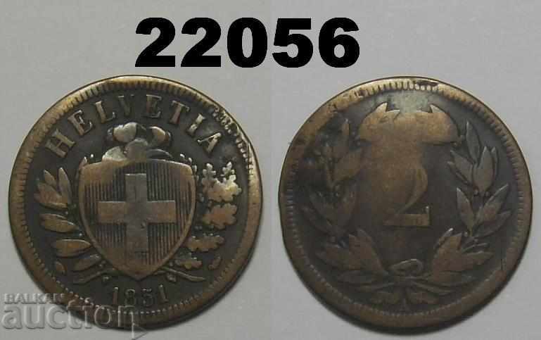 Повредена Швейцария 2 рапен 1851