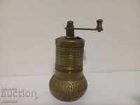 Old Ottoman bronze pepper mill coffee grinder