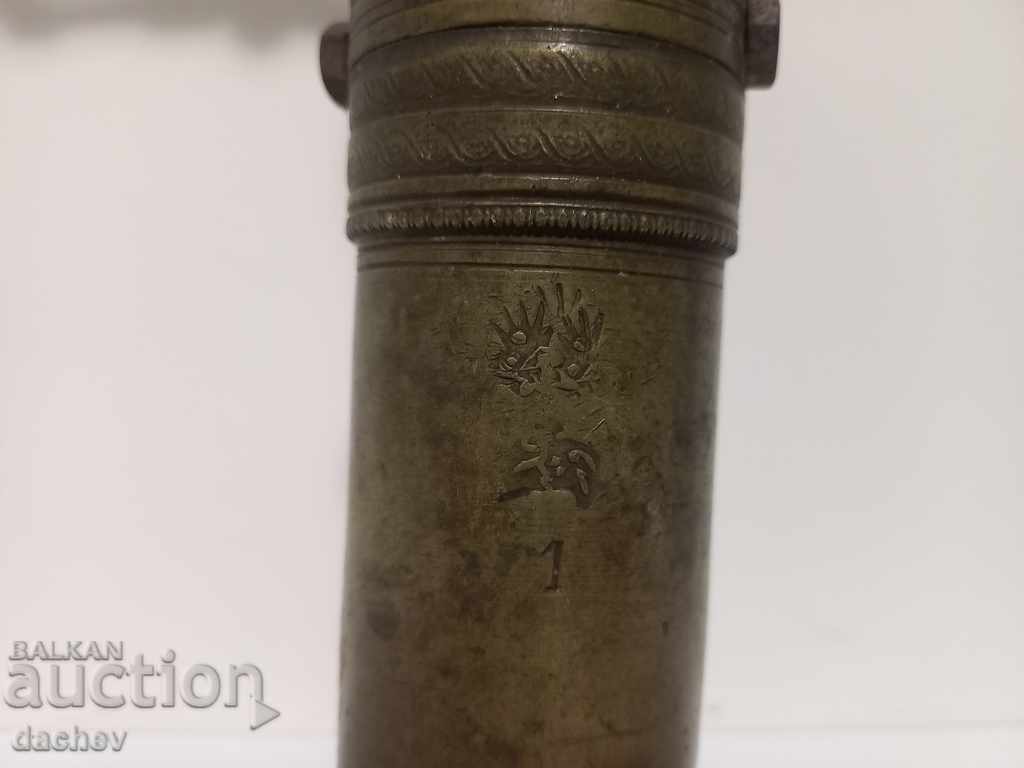 Delivery of Old Ottoman bronze grinder for coffee grinder tugra TUGRI