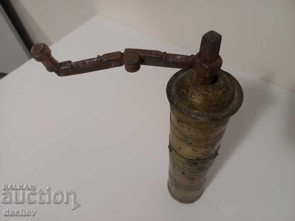 Old Ottoman bronze grinder for coffee grinder tugra TUGRI - 5