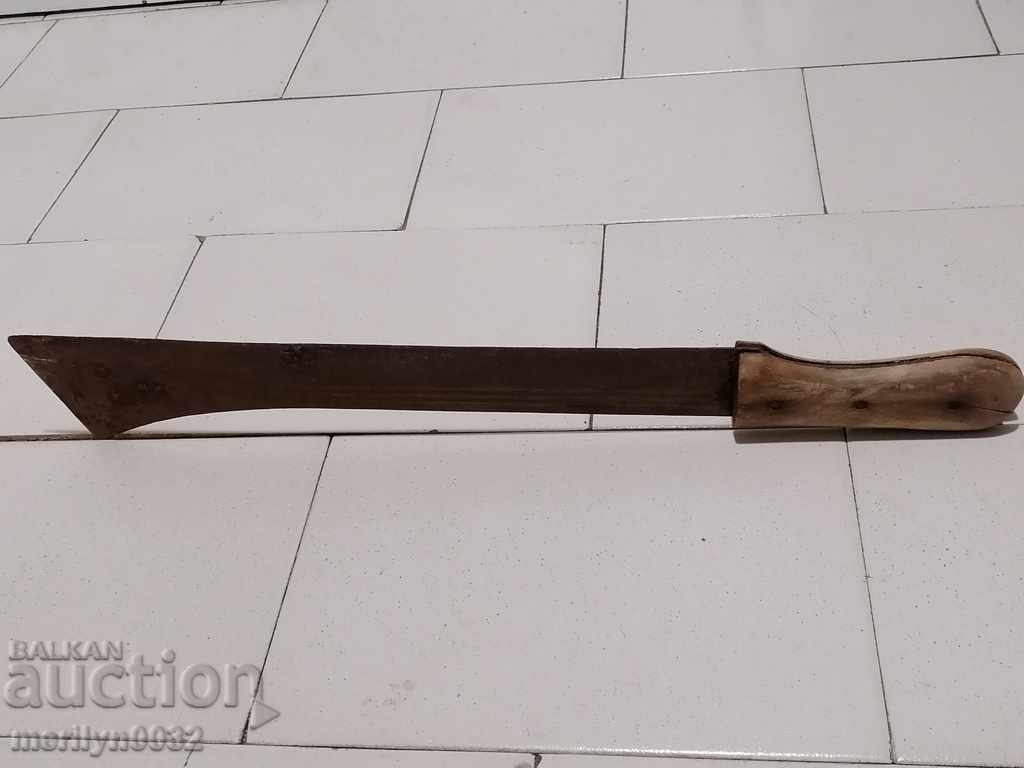 Auction Old wrought machete World War II WW2 Wehrmacht Auction Old wrought machete World War II WW2 Wehrmacht