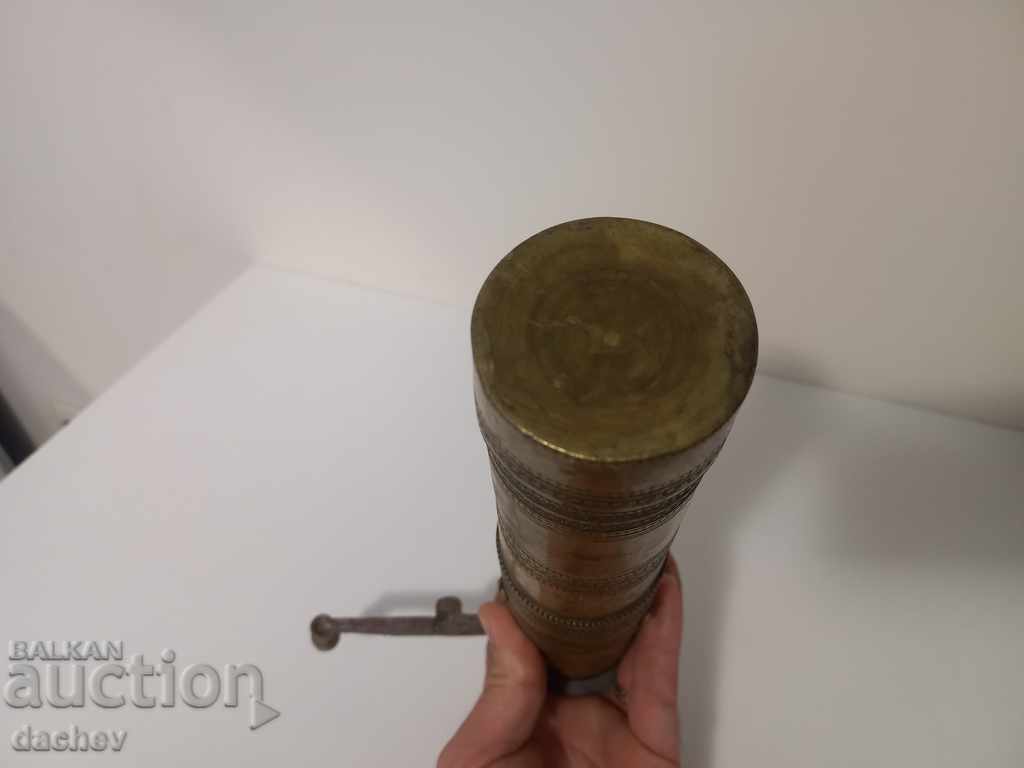 Old Ottoman bronze grinder for coffee grinder tugra TUGRI - 5