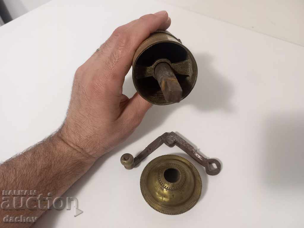Old Ottoman bronze grinder for coffee grinder tugra TUGRI - 7