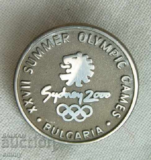 Badge Olympic Games Sydney 2000 delegation Bulgaria BOC