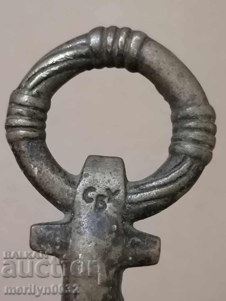 Delivery of Old Bulgarian corkscrew opener