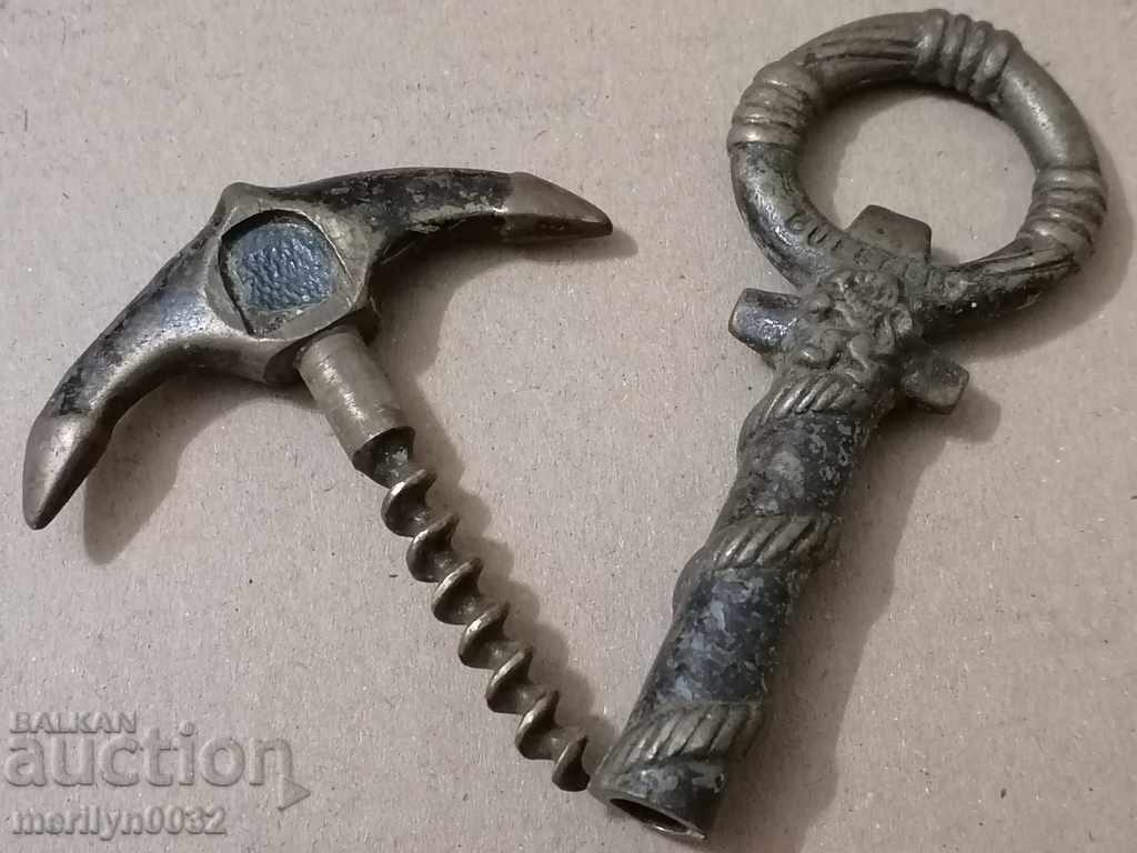 Old Bulgarian corkscrew opener - 5