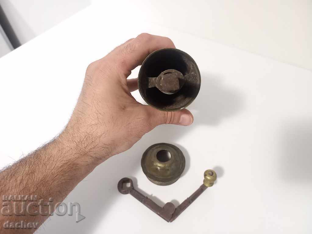 Old Ottoman bronze grinder for coffee grinder with TUGRA - 7 Old Ottoman bronze grinder for coffee grinder with TUGRA - 7