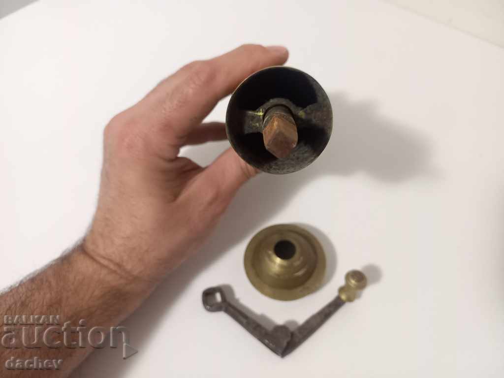 Old Ottoman bronze grinder for coffee grinder with TUGRA - 7 Old Ottoman bronze grinder for coffee grinder with TUGRA - 7
