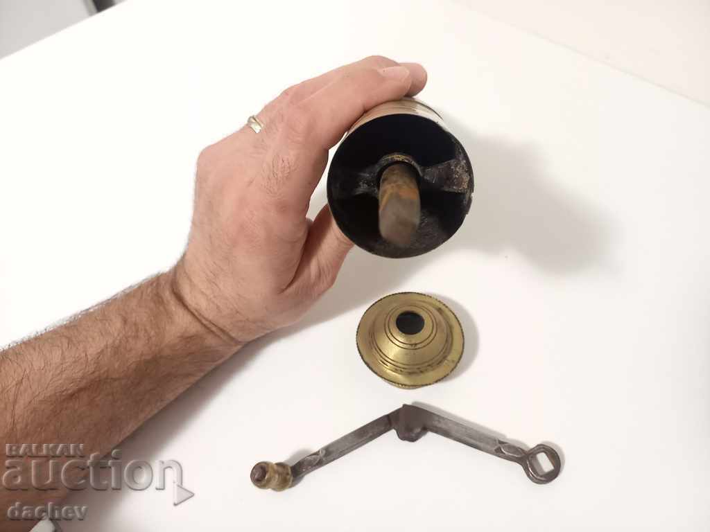 Old Ottoman bronze grinder for coffee grinder with TUGRA - 6 Old Ottoman bronze grinder for coffee grinder with TUGRA - 6