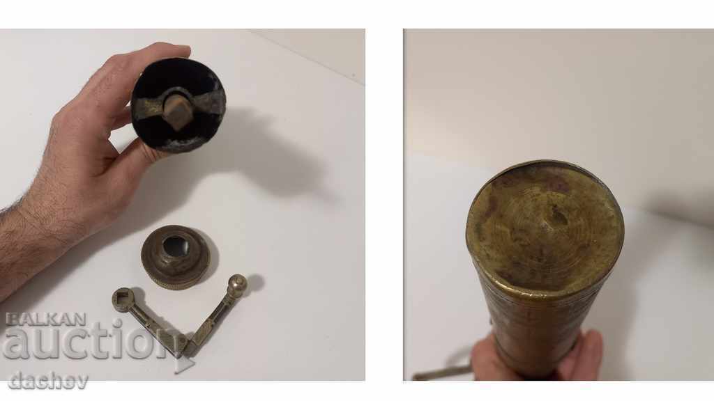 Old Ottoman bronze grinder for coffee grinder tugra TUGRI - 7