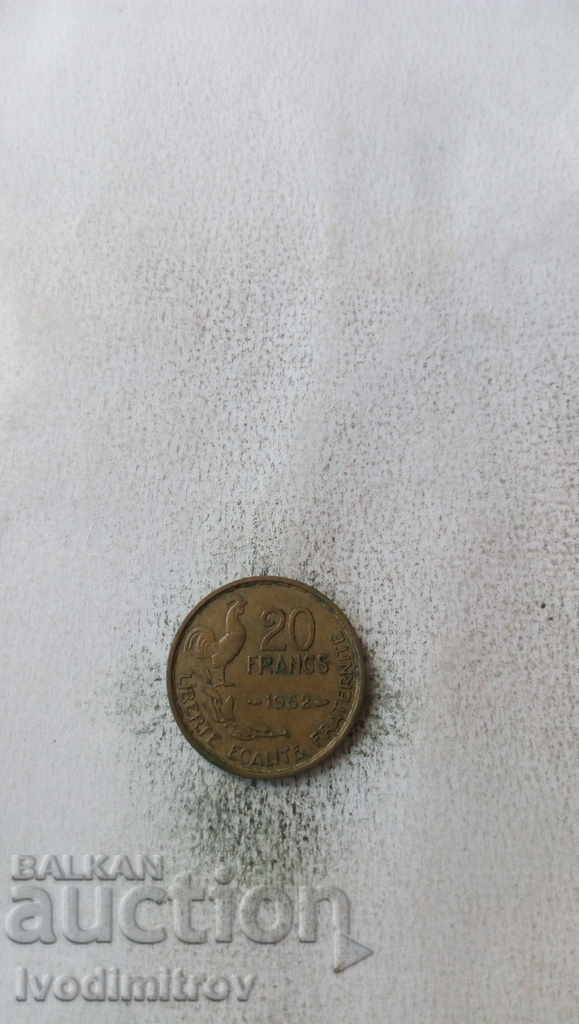 Франция 20 франка 1952
