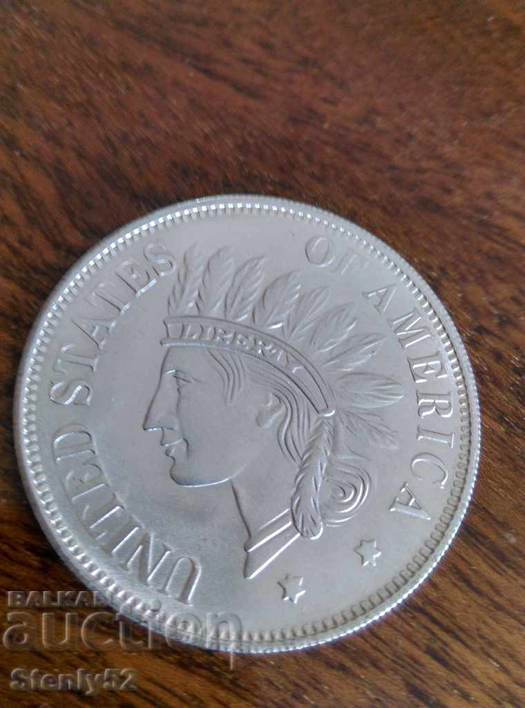 Iron US dollar 1851 - replica Iron US dollar 1851 - replica