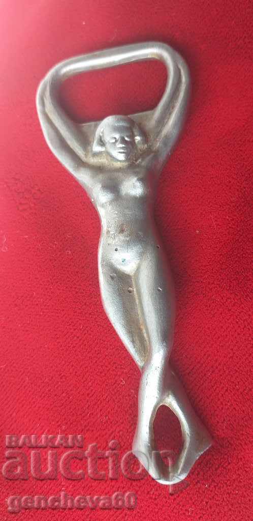 Auction Old erotic metal opener Auction Old erotic metal opener