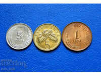 Singapore: 1 Cent - 1982, 5 Cent - 1981, 2010