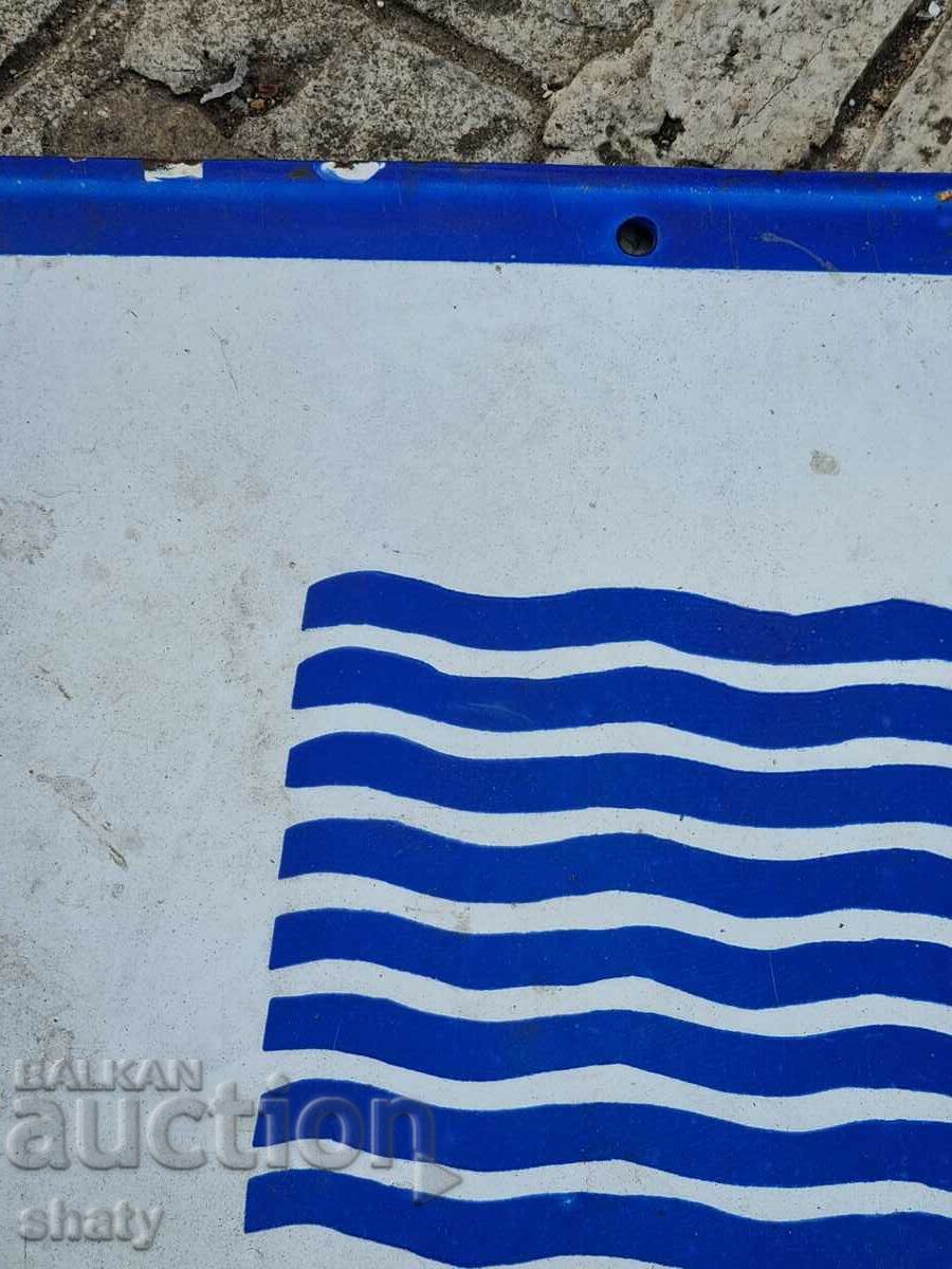 Auction Enamel plate Auction Enamel plate