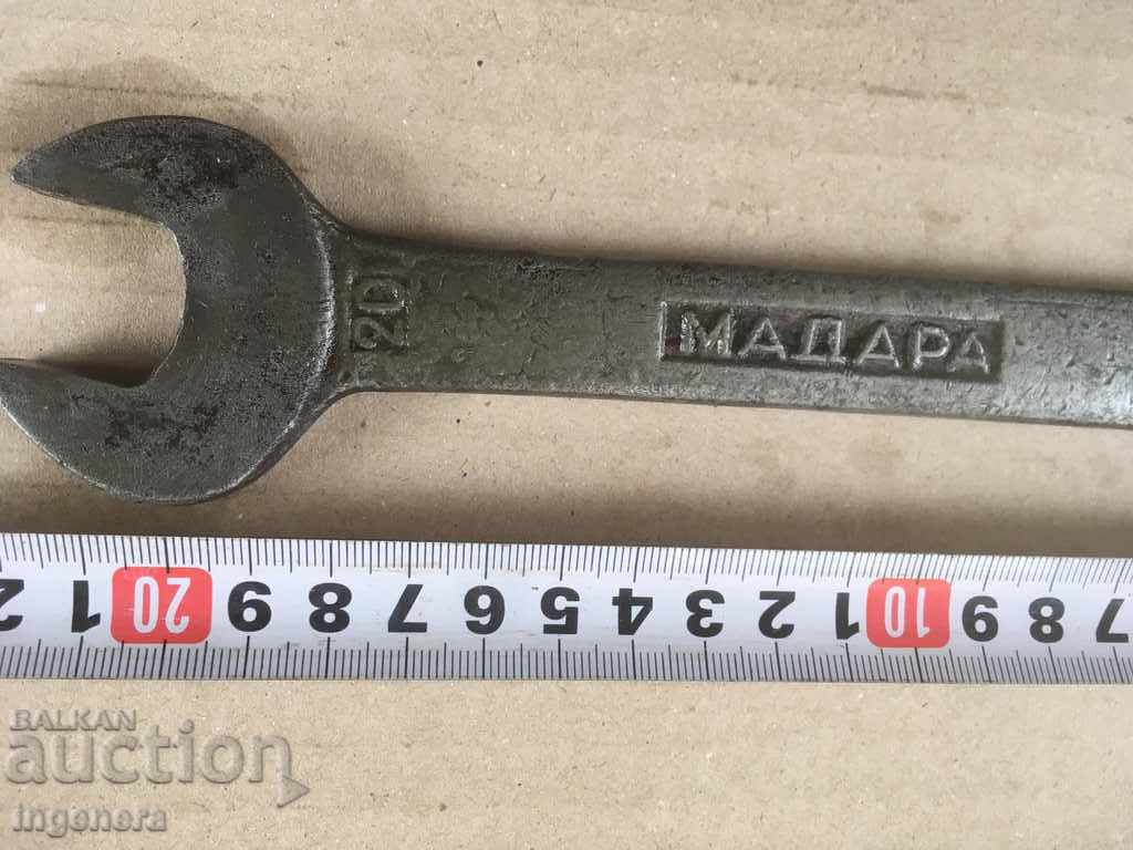 Auction WRENCH BRAND MARK TOOL MADARA-20/22 BULGARIA Auction WRENCH BRAND MARK TOOL MADARA-20/22 BULGARIA
